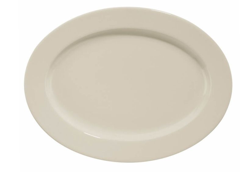 Kutahya Porselen - Vassoio ovale 28,5 x 21,5 cm Pera Avorio