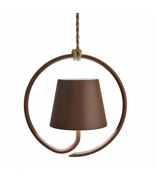 Lampada a sospensione 19,8 x 11 cm Poldina Corten - Zafferano