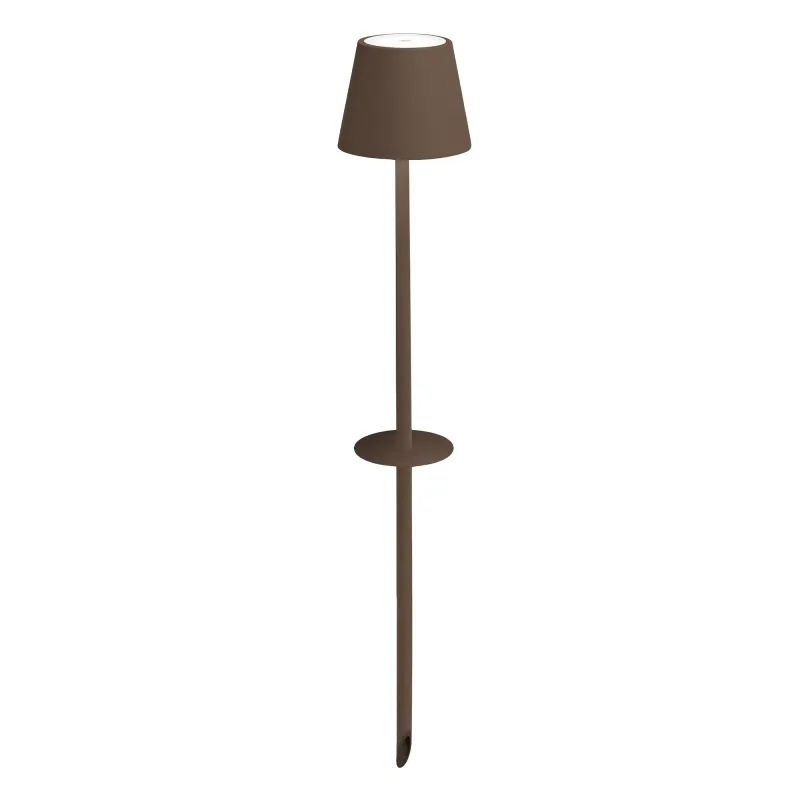 Lampada con picchetto 60 x 11 cm Poldina Corten - Zafferano