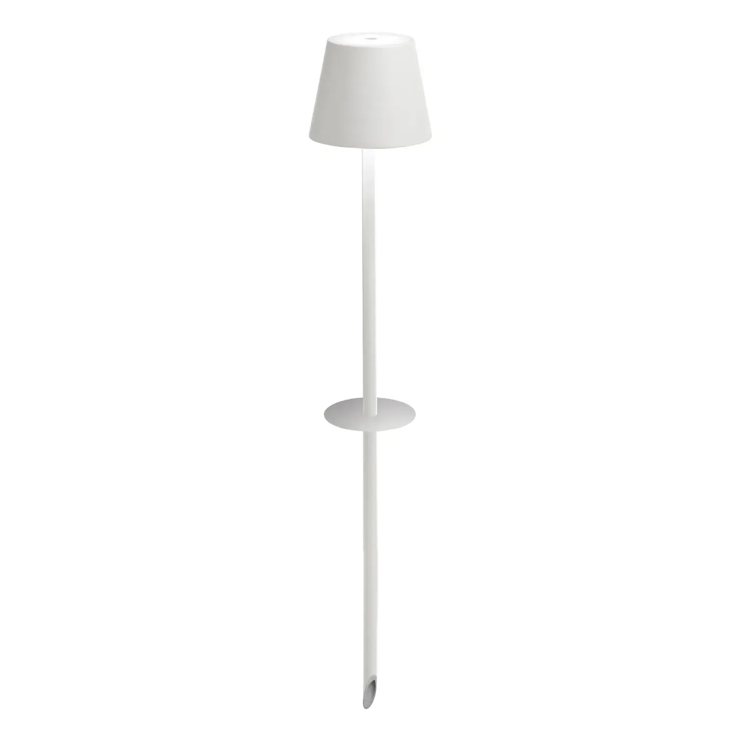 Lampada con picchetto 60 x 11 cm Poldina Bianco - Zafferano