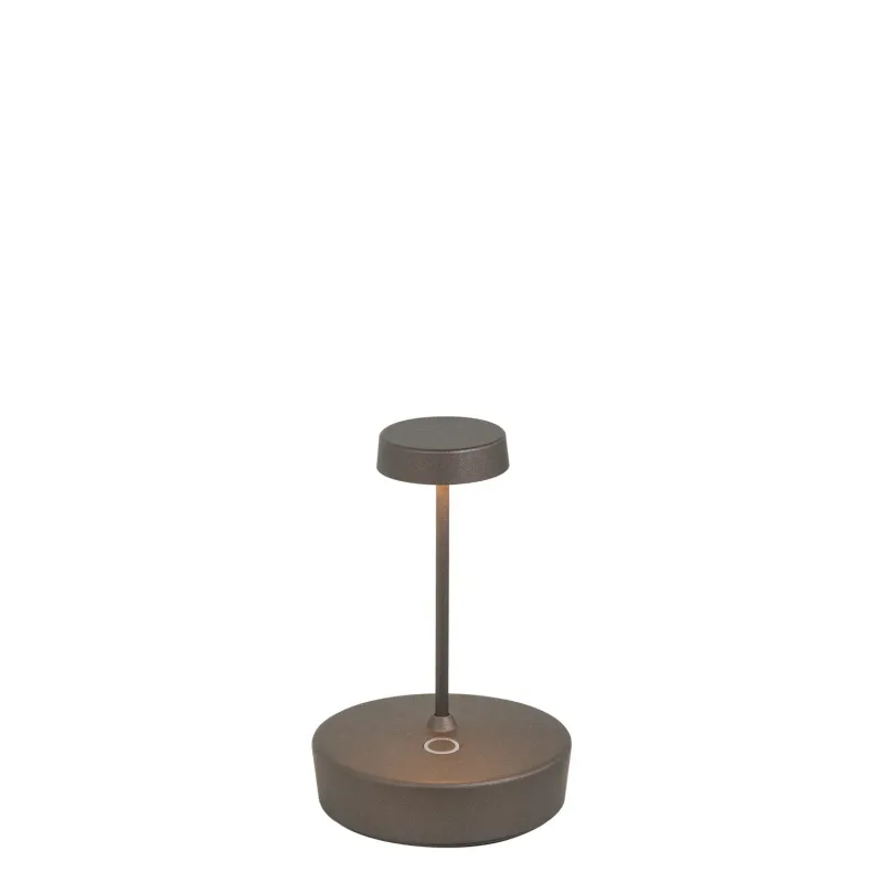 Lampada da tavolo 14,8 x 10 cm Swap Mini Titanio - Zafferano