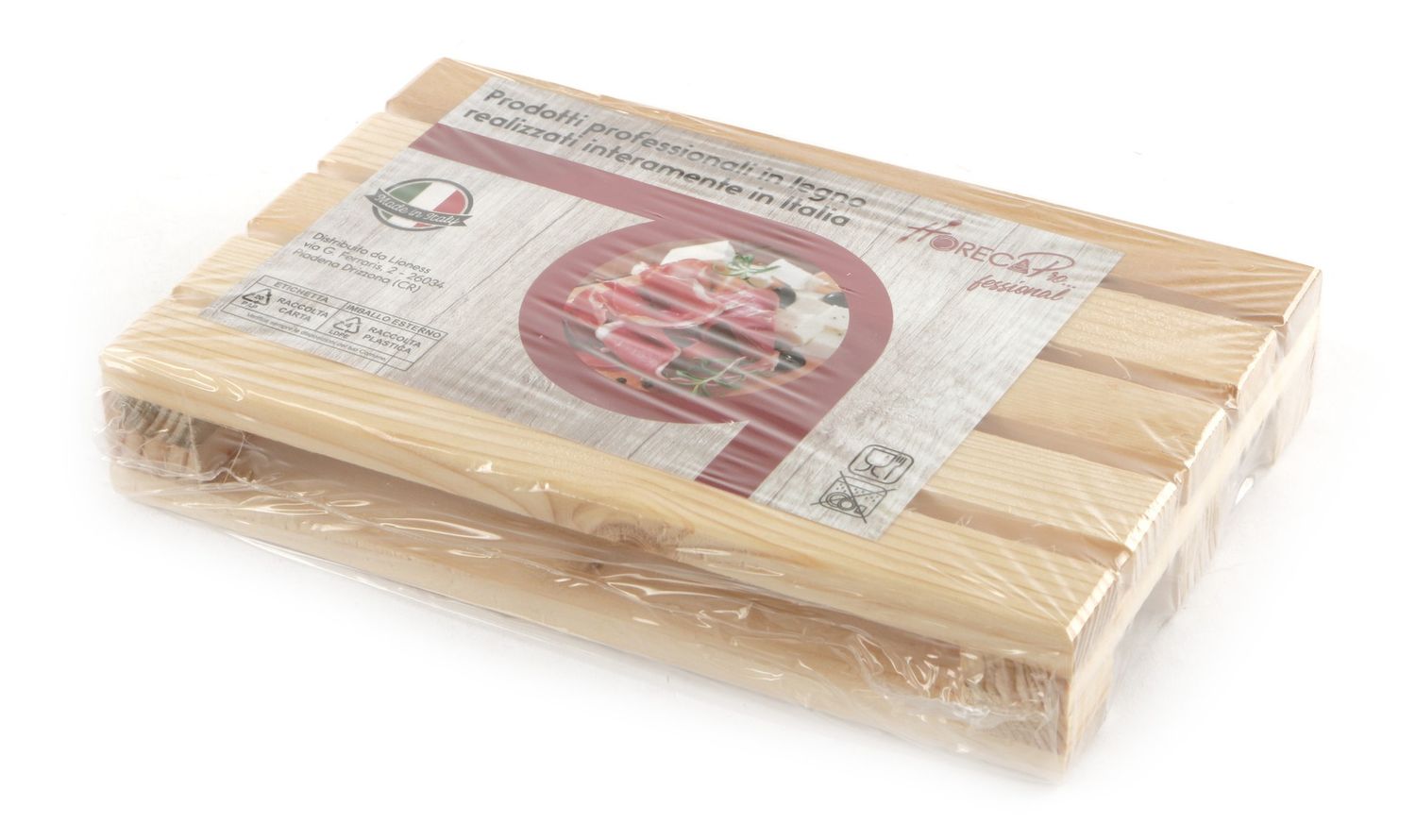 Horeca Professional - Tagliere pallet 20 x 13 x 3,5 cm
