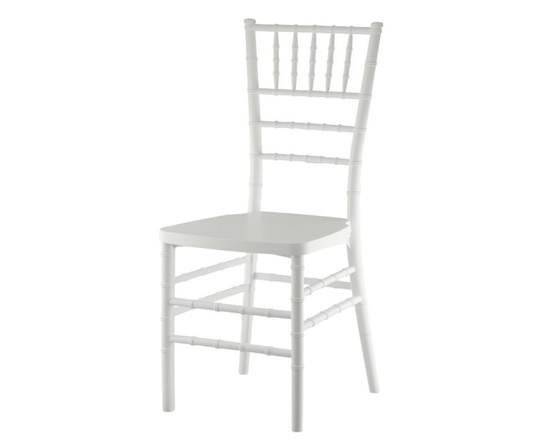 Horeca Professional - Sedia chiavarina monoblocco bianca con busta protettiva
