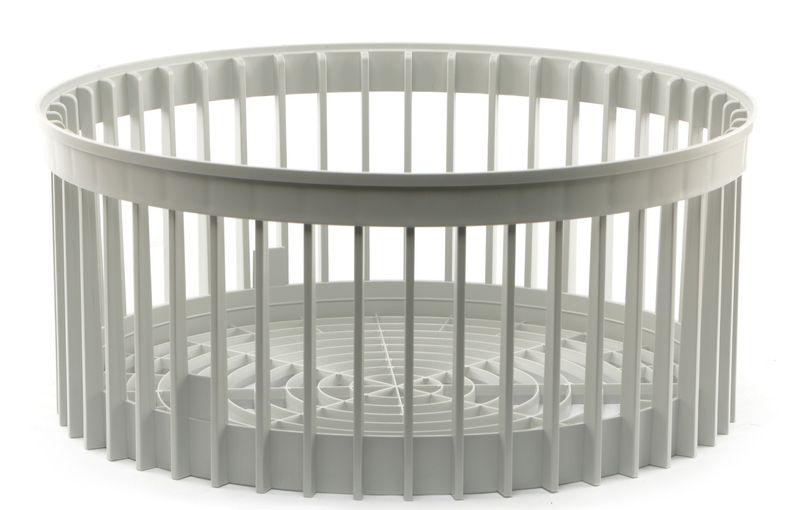 Inoxmacel - Cestello Tondo Aperto Senza Anello 40 Cm