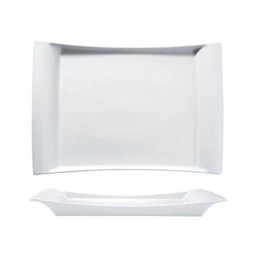Güral Porselen - Piatto Piano 37 x 26 cm Milano