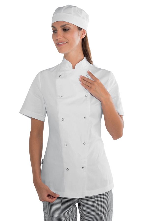 Giacca Lady Chef Bottoni a Pressione - Isacco