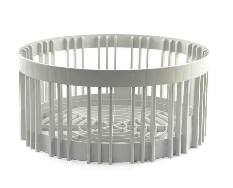 Inoxmacel - Cestello Tondo Aperto Senza Anello 35 Cm