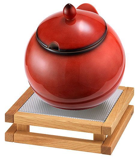 Frilich - Ciotola in porcellana Rossa 3,5 l Raiser Oak