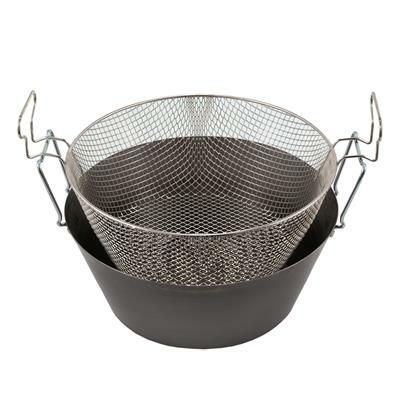 Friggitrice Con Cestello 30 cm 4,5 lt Ferro - L.A.R.