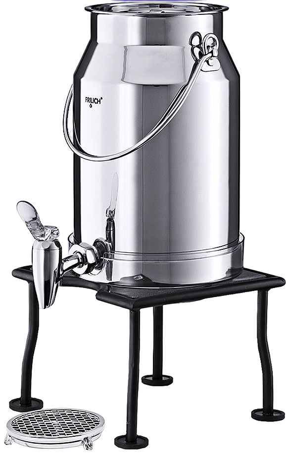 Frilich - Dispenser per latte 5 l Raiser Inox