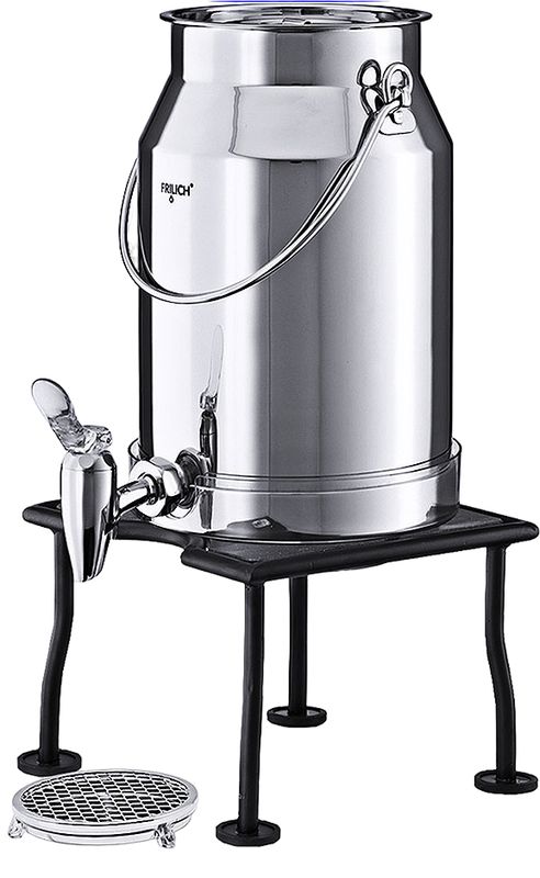 Frilich - Dispenser per latte 5 l Raiser Inox