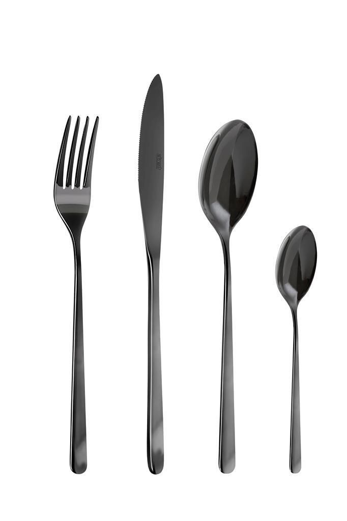 Forchetta Tavola Stilo Black - Abert