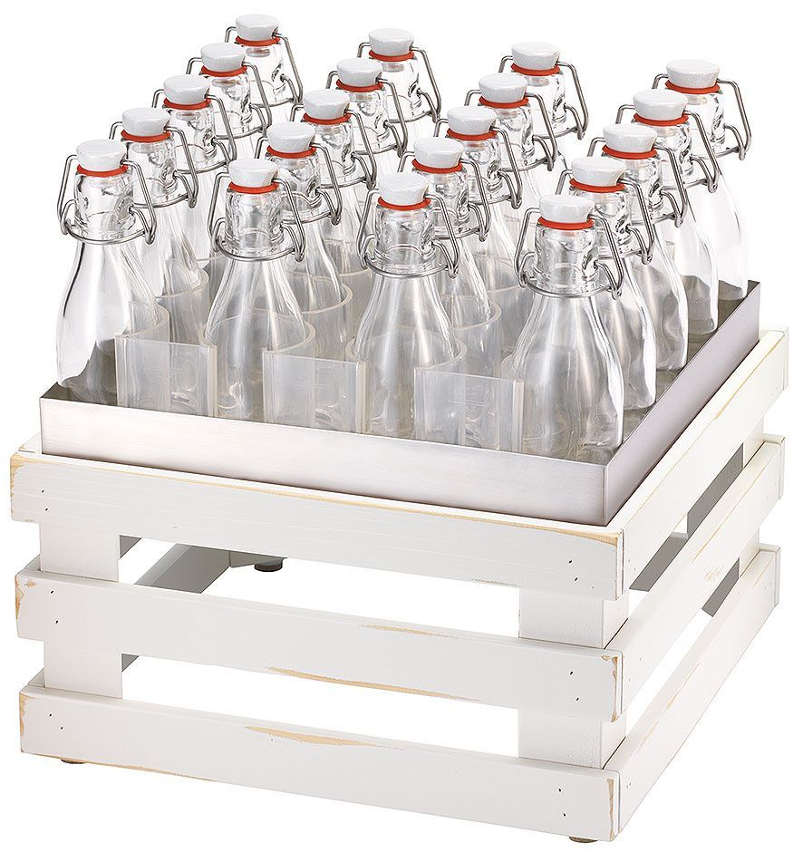 Frilich - 20 bottiglie con supporto 36h cm Raiser Vintage