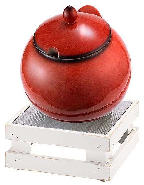 Frilich - Ciotola in porcellana Rossa 3,5 l Raiser Vintage