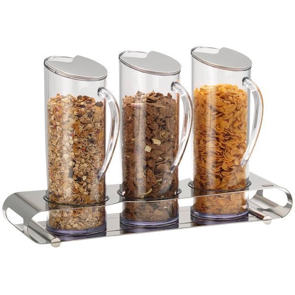 Frilich - Tre contenitori per muesli 1,5 l Unison