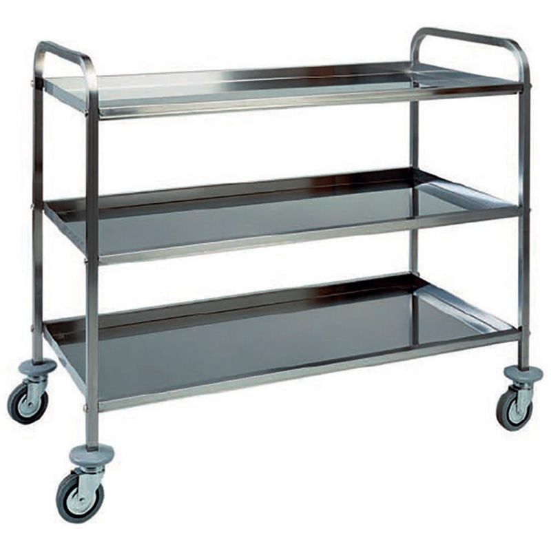 Forcar - Carrello di servizio 3 ripiani 111 x 57 cm
