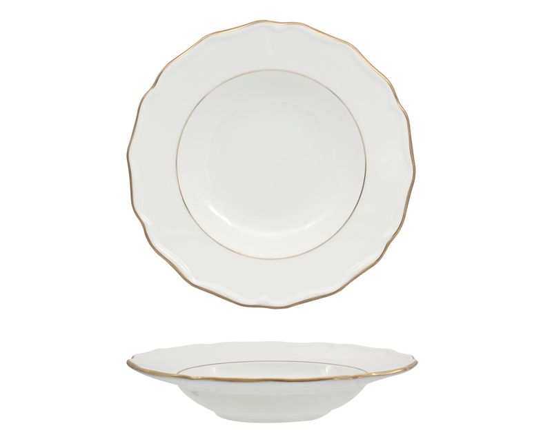 Feng - Piatto fondo 23 cm Diana Gold