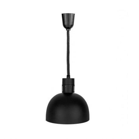 Forcar - Lampada riscaldante a infrarossi a sospensione 27 cm Nero