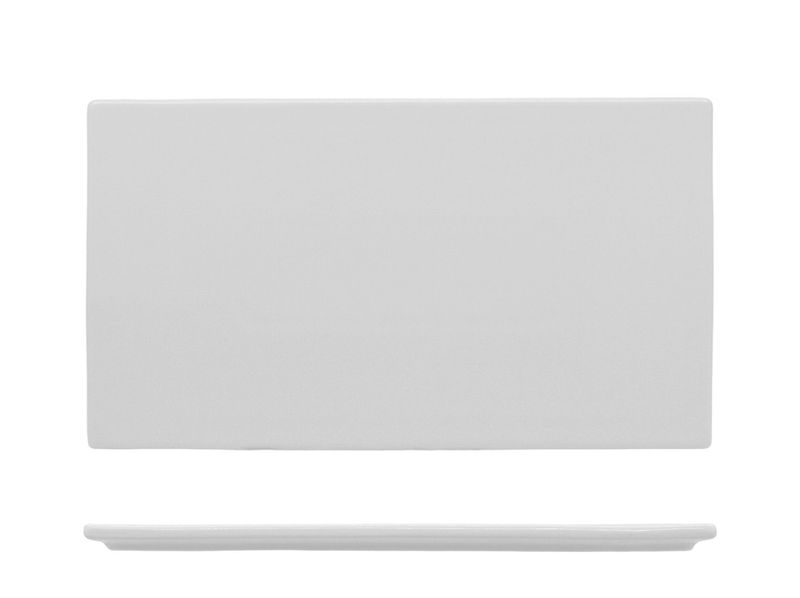 Feng - Piatto base gourmet rettangolare 25,4 x 14,5 cm Planko