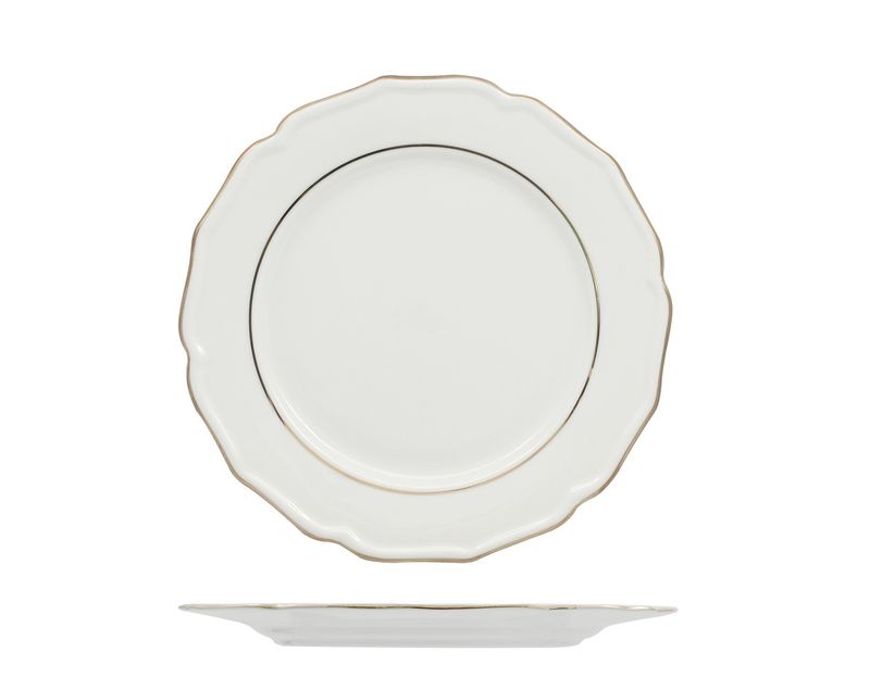 Feng - Piatto piano 27,5 cm Diana Gold