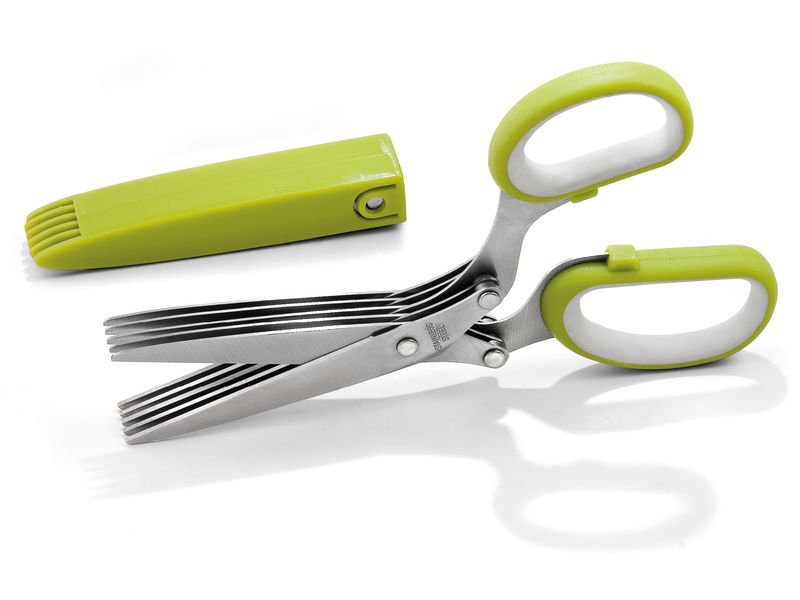 Forbici per erbe con pettine per pulizia 21 cm - Weis