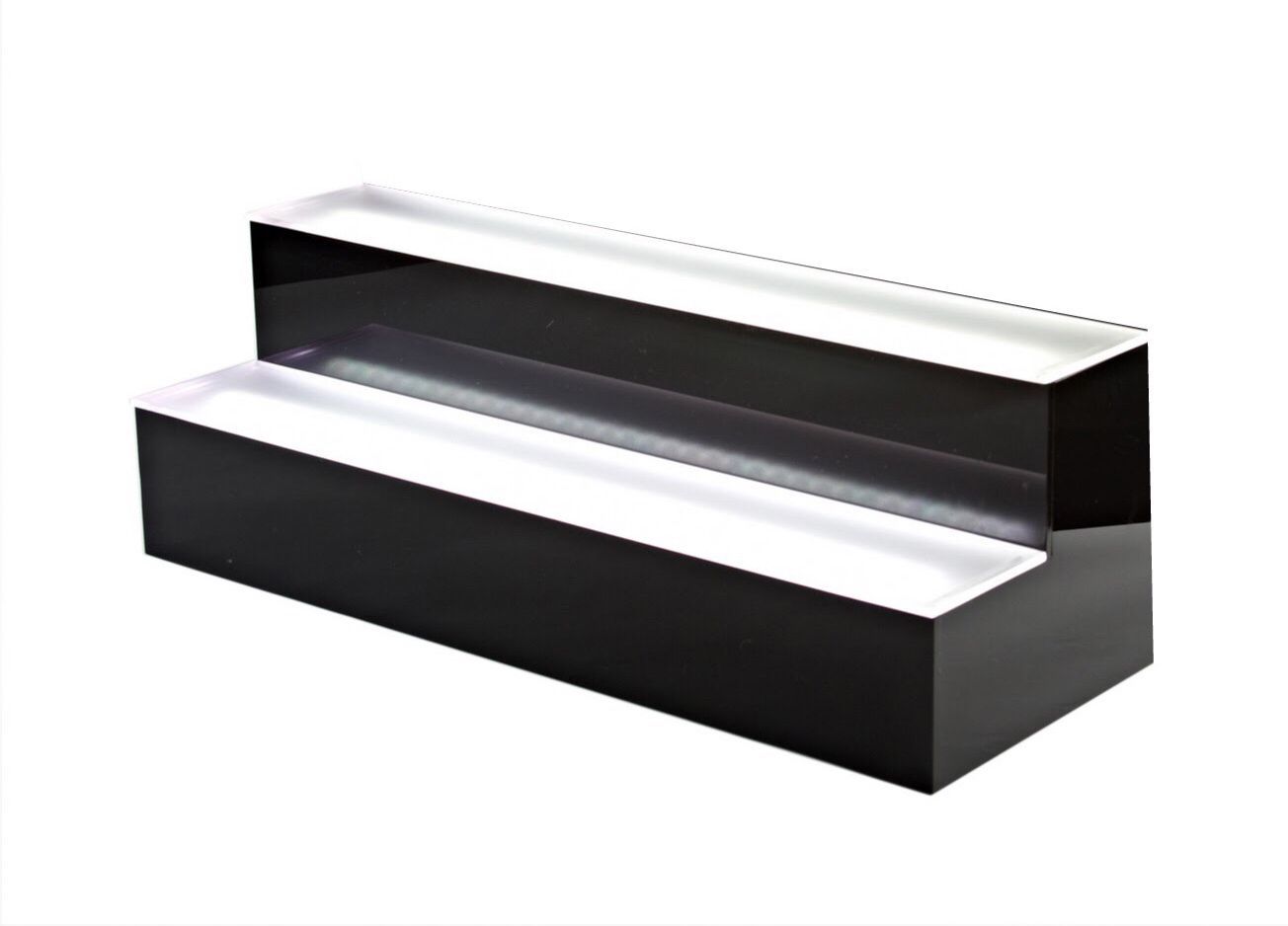 Espositore per bottiglie a LED a due livelli - Amefa