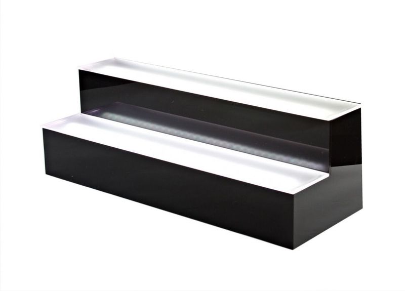 Espositore per bottiglie a LED a due livelli - Amefa