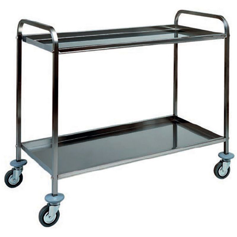 Forcar - Carrello di servizio 2 ripiani 111 x 57 cm