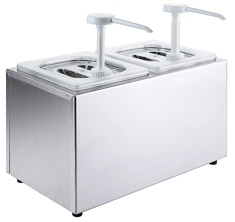 Dispenser salse doppio 36 x 20 cm - Contacto