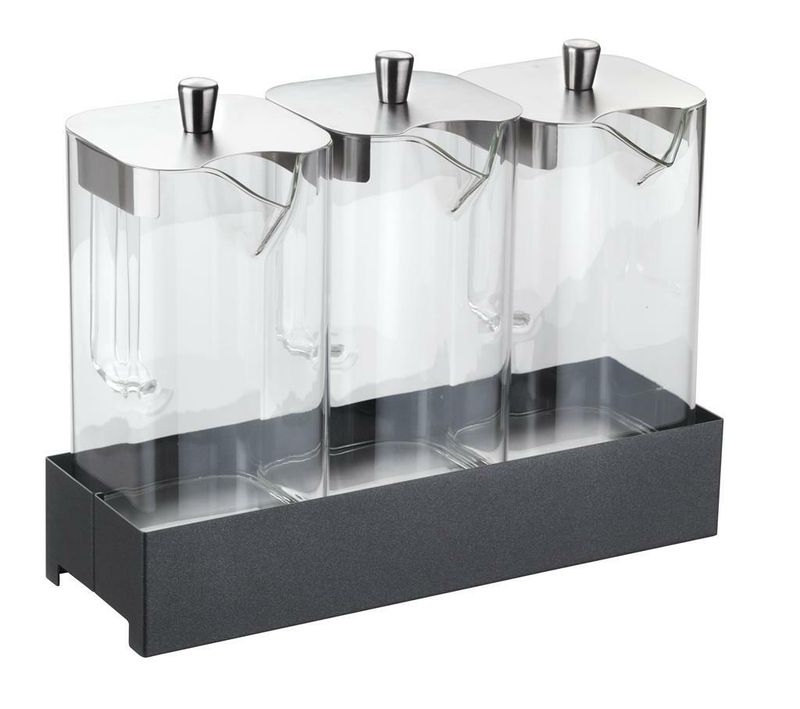 Distributore Cereali/Succhi 39 x 12,8 cm Carbone - Pintinox