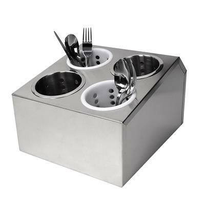 Distributore Porta Cestelli Posate 27 x 30 cm - Tirolix