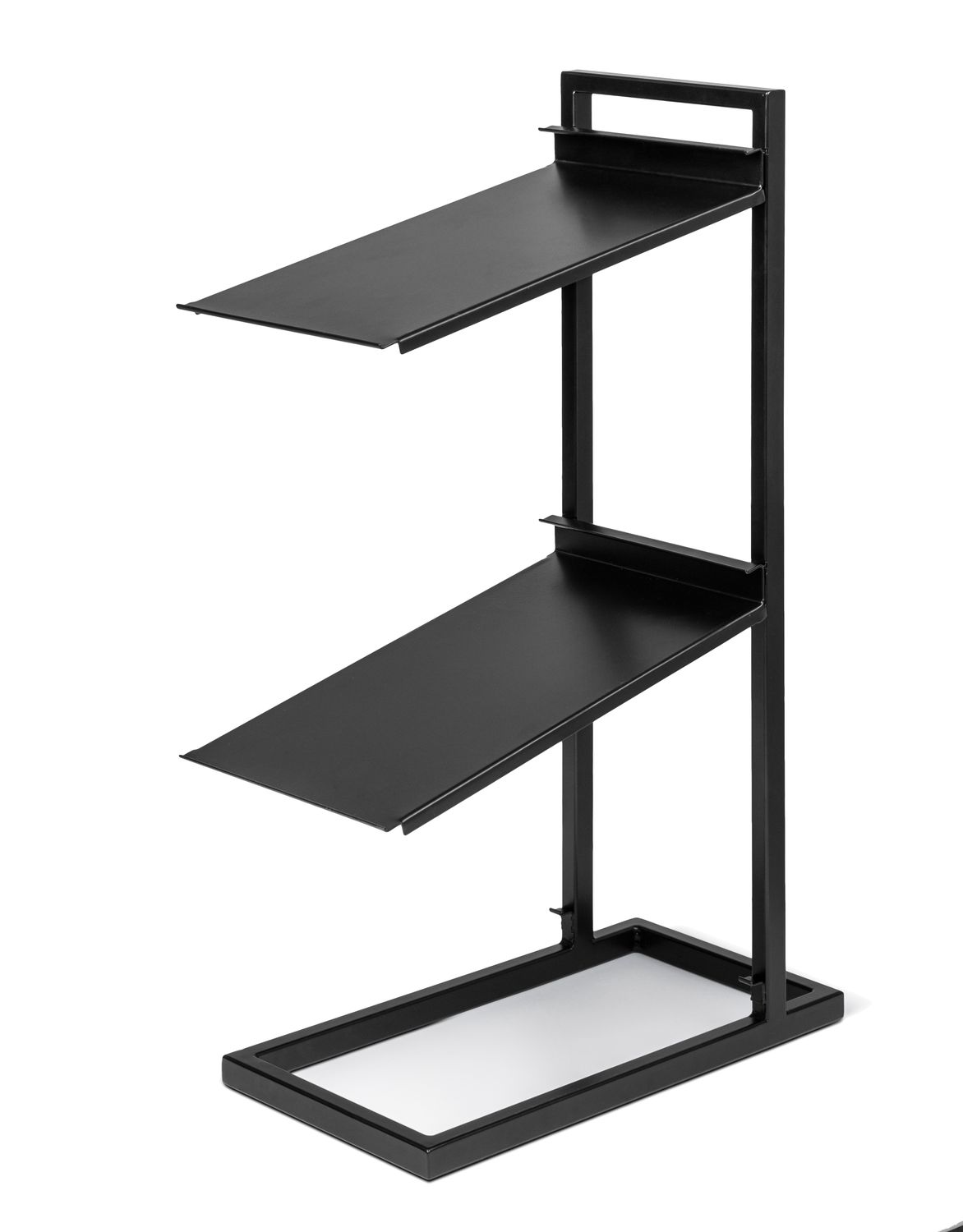 Display per Cassette a Tre Posizioni in Acc. Verniciato Nero - Life - Abert