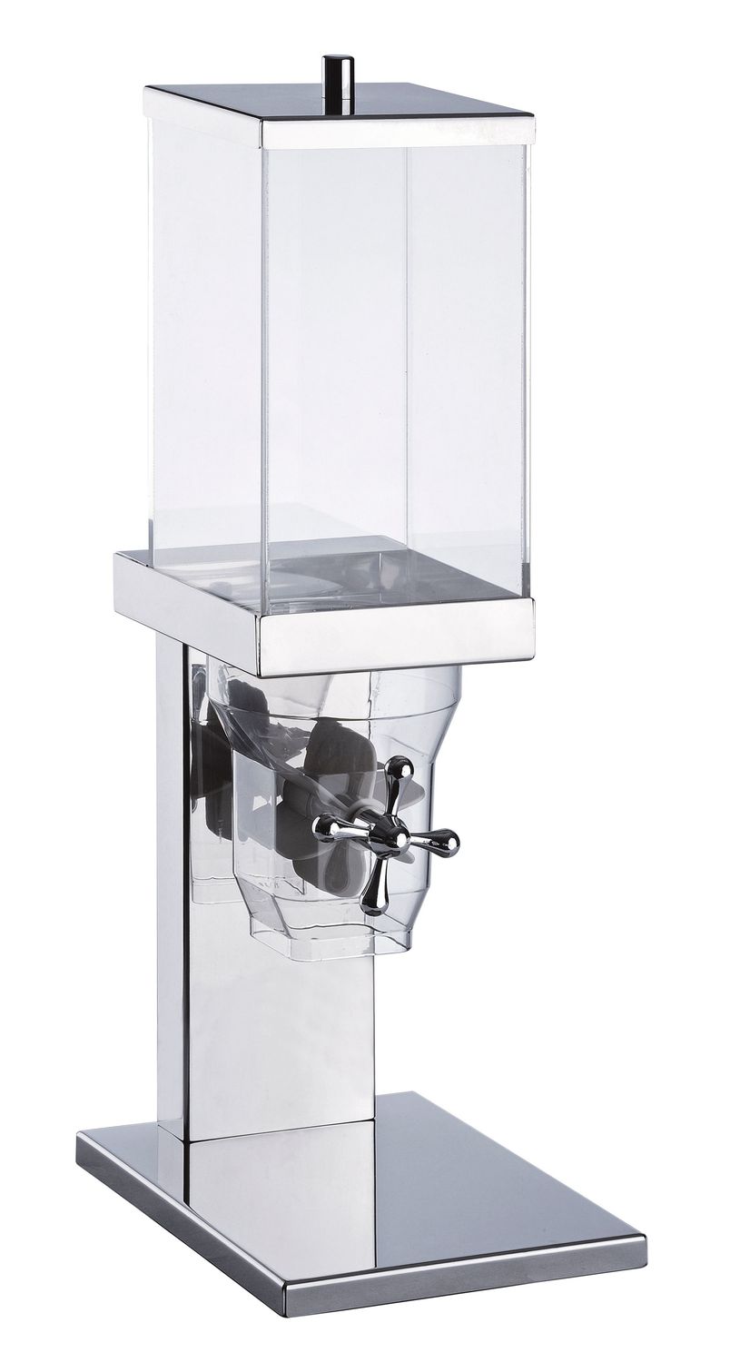Distributore Dispenser Cereali Inox 18/10 4 L - Square - Abert