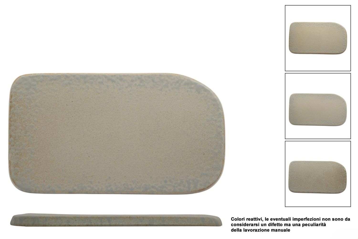 Feng - Base gourmet rettangolare 25 x 14 cm Antiqua