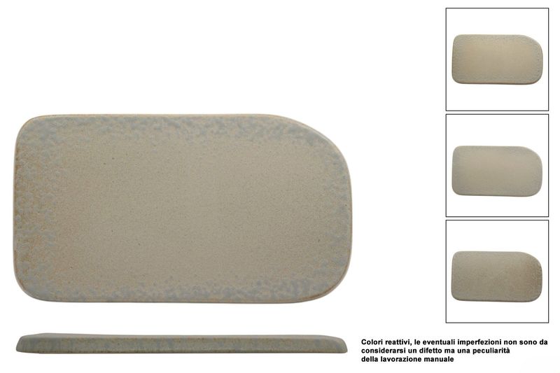 Feng - Base gourmet rettangolare 25 x 14 cm Antiqua