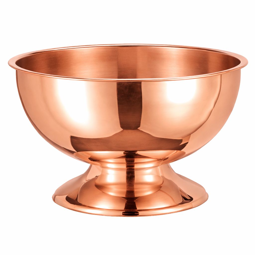 Coppa punch inox 18/10 rame diam.40 cm 13 Lt - Abert