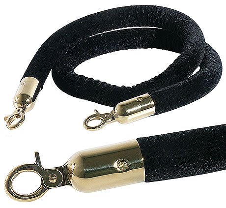 Corda per palo della barriera 150 cm Nero - Contacto