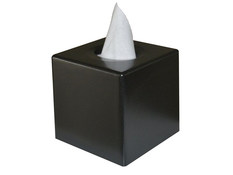Corby - Porta fazzoletti nero 13 x 13,5 cm Devon Cube