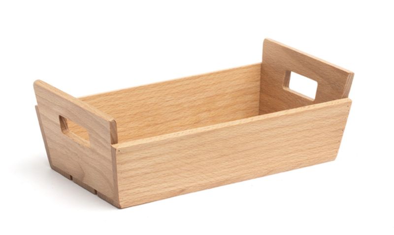 Comas - Mini cesta rettangolare con manici 23 x 13 x 7 cm