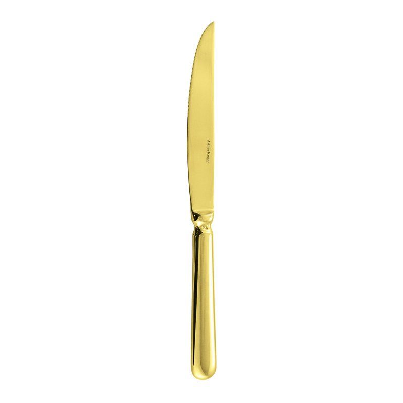 Coltello bistecca 24,2 cm Baguette PVD Gold - Arthur Krupp