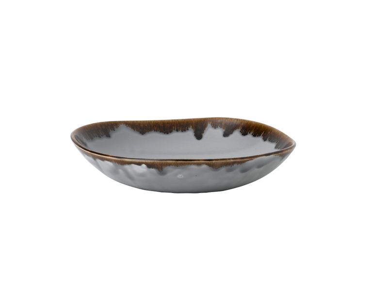 Ciotola organica rotonda 35.3 cm - Harvest Grey Dudson