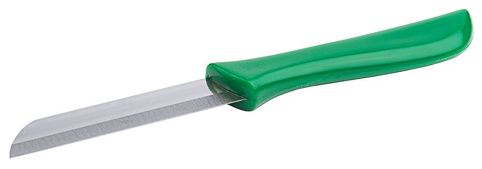 Coltello da cucina liscio 16 cm verde - Contacto