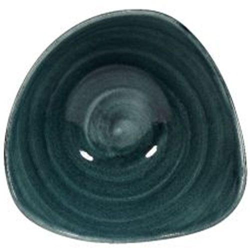 Ciotola Triangolare 15,3 Cm Stonecast Patina Rustic Teal - Churchill