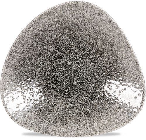Ciotola Triangolare 21 X 21 Cm Studio Prints Raku Quartz Black - Churchill