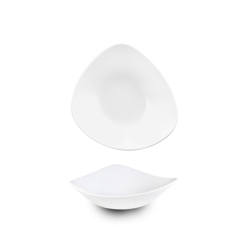 Ciotola Triangolare 18,5 Cm Vellum Semi Matte Glaze - Churchill