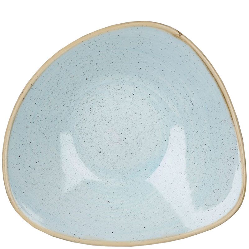 Ciotola Triangolare 23,5 Cm Stonecast Duck Egg Blue - Churchill