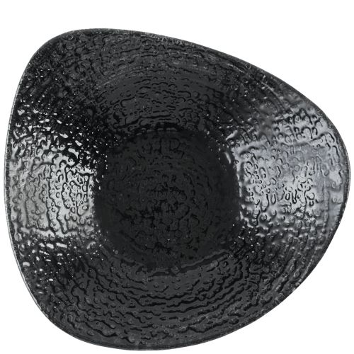 Ciotola Triangolare 23,5 Cm Studio Prints Homespun Chroma Carbon - Churchill