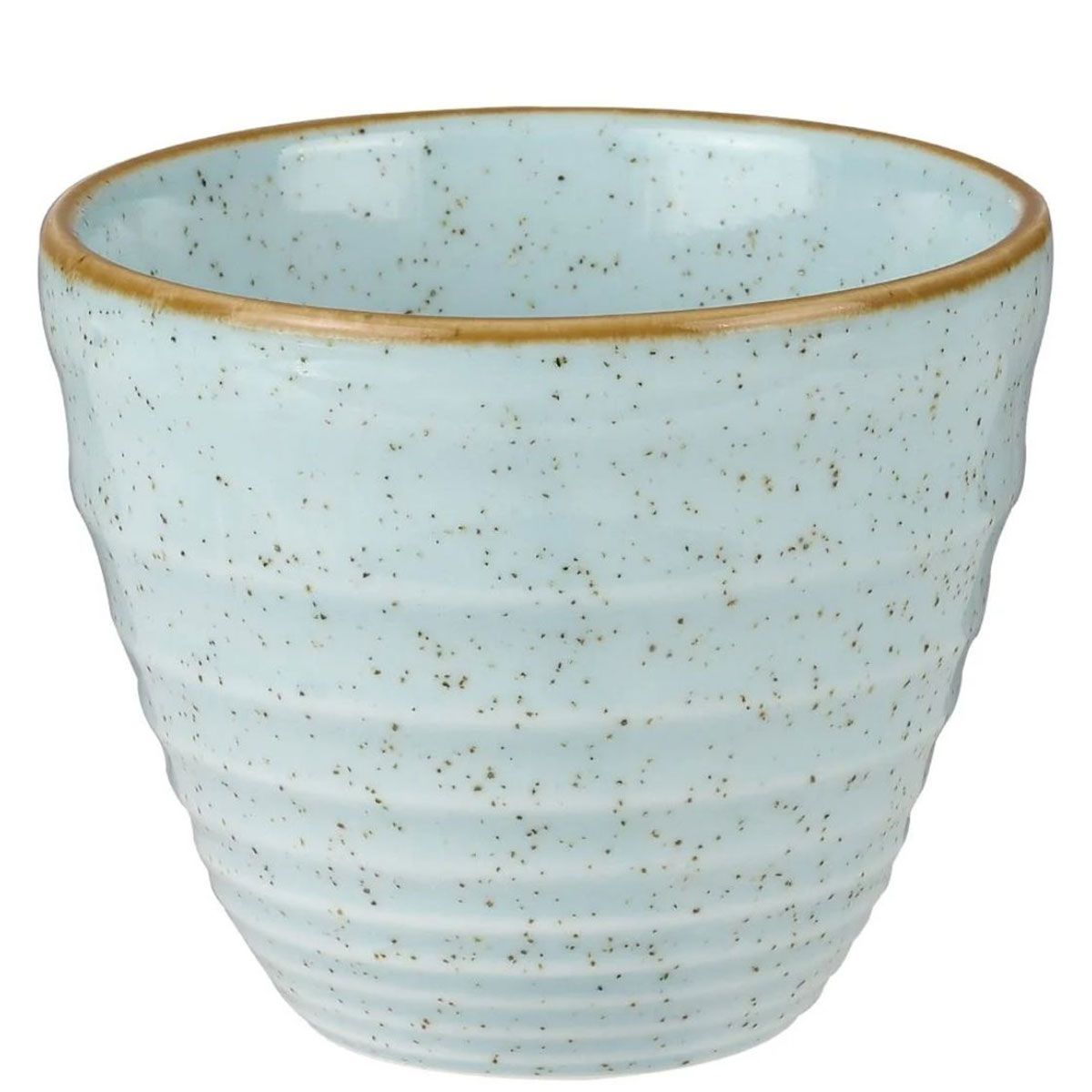 Ciotolina Ondulata 28 Cl Stonecast Duck Egg Blue - Churchill