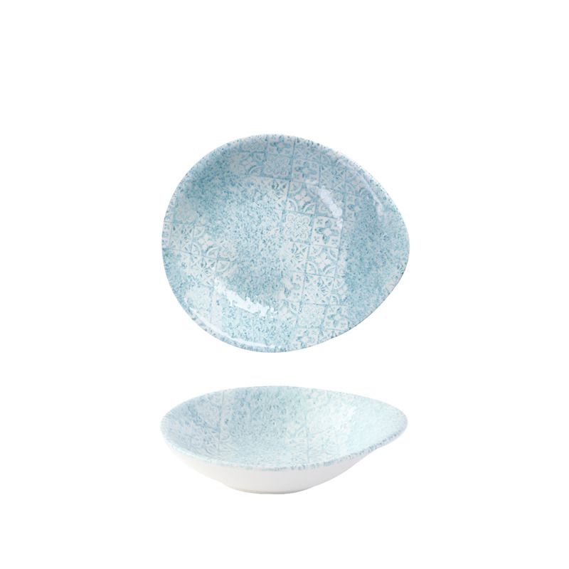 Ciotola 18,5 X 16,8 Cm Vintage Prints Med Tiles Aquamarine - Churchill