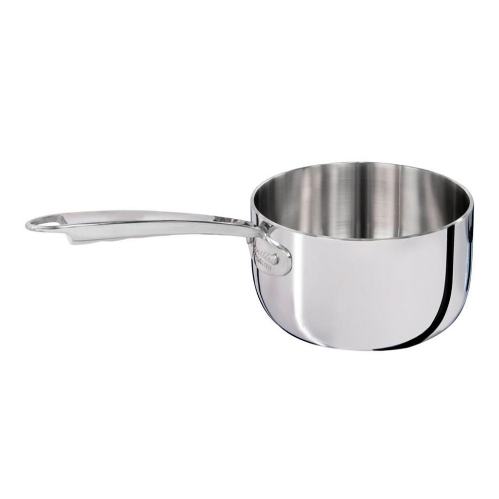 Casseruola Alta 1 Manico 16 cm Alu-Inox 5 Ply - Agnelli